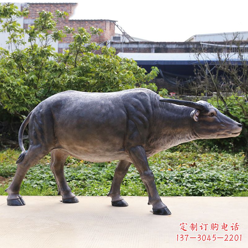 泰安高品质仿真水牛雕塑