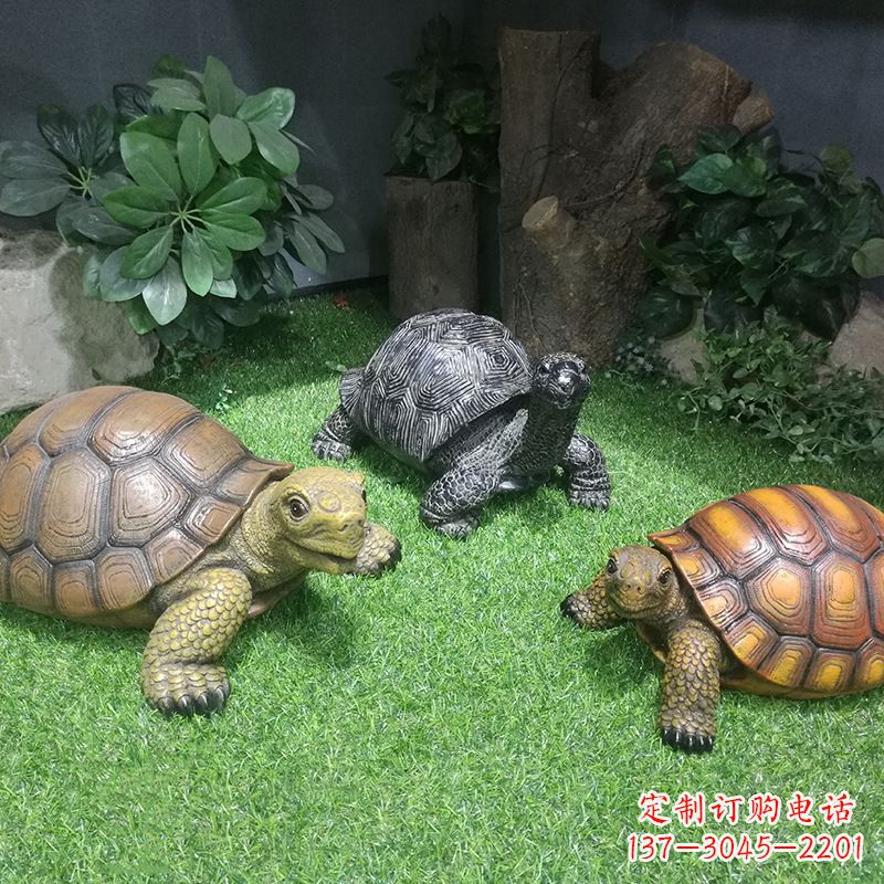 泰安仿真乌龟花园庭院水景池塘装饰雕塑