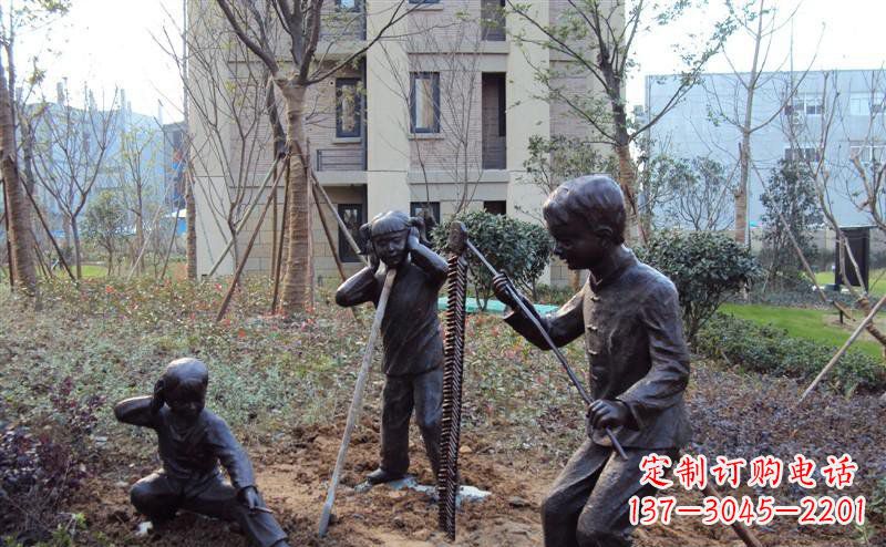 泰安中领雕塑 | 为儿童景观带来美好的铜雕塑