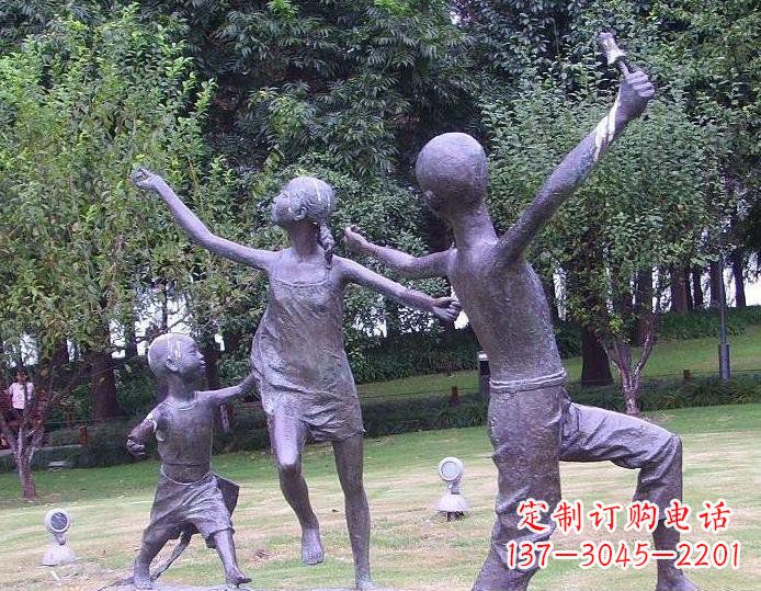 泰安可爱儿童雕塑