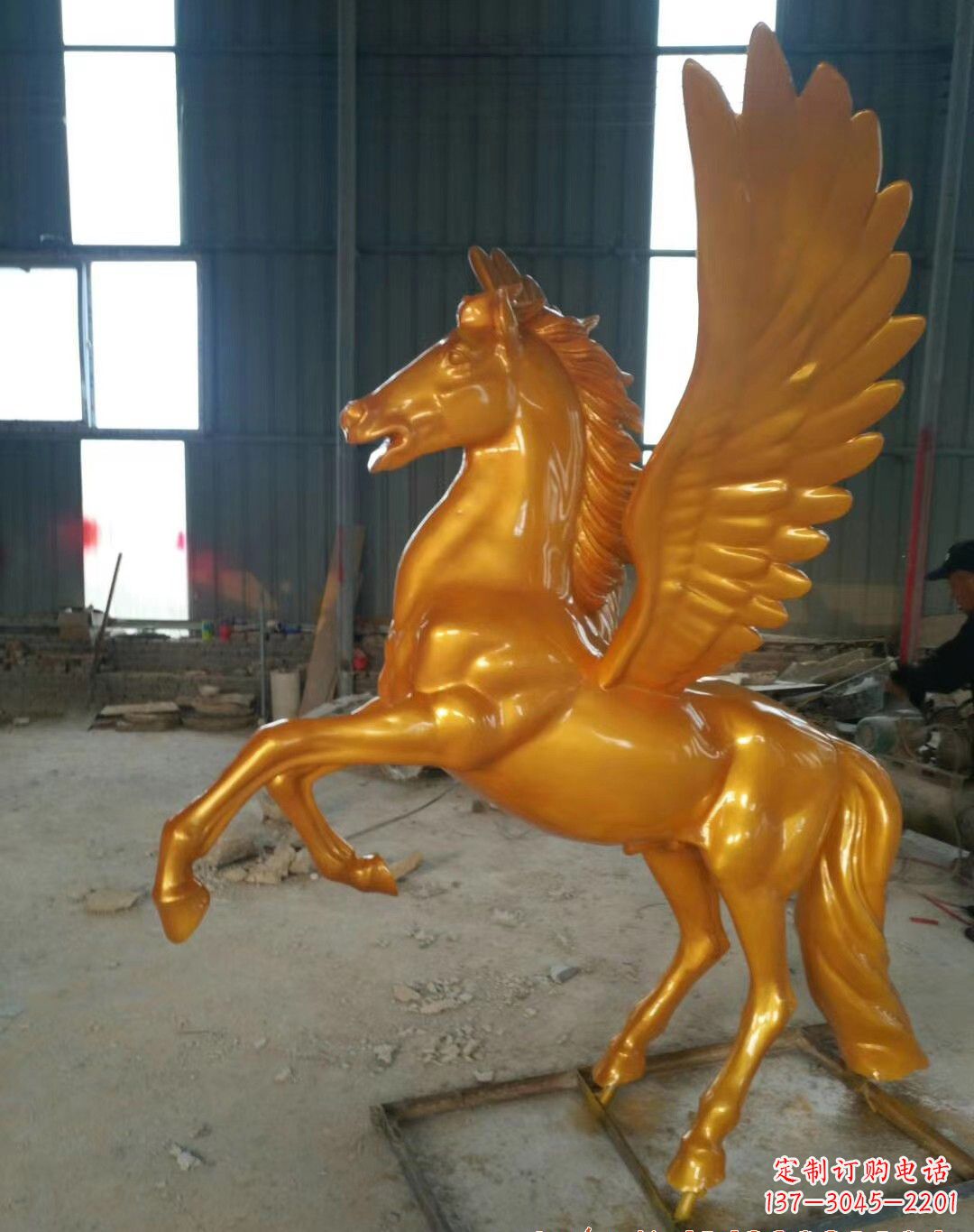 泰安飞马铜雕——精美的马雕塑