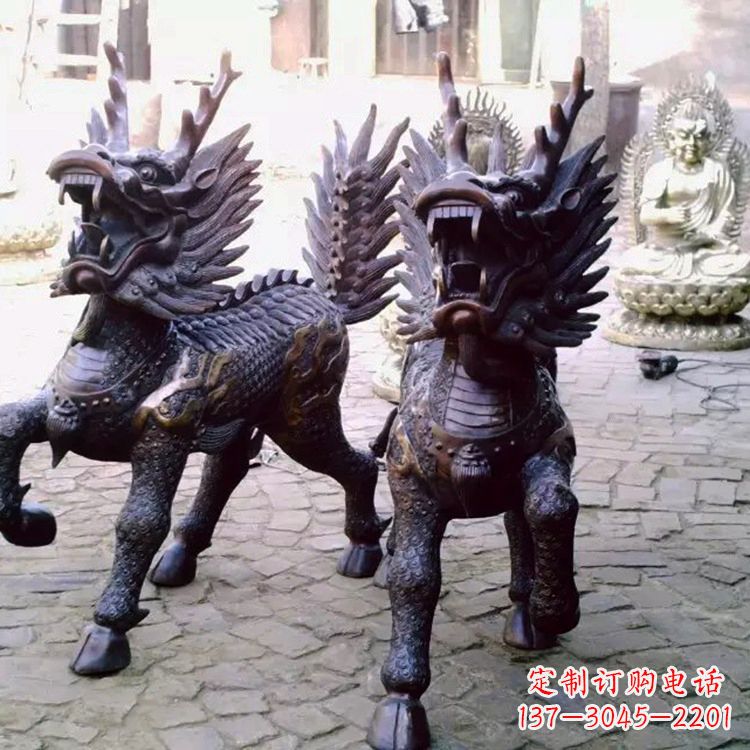 泰安麒麟雕塑——标志着繁荣与和谐的象征