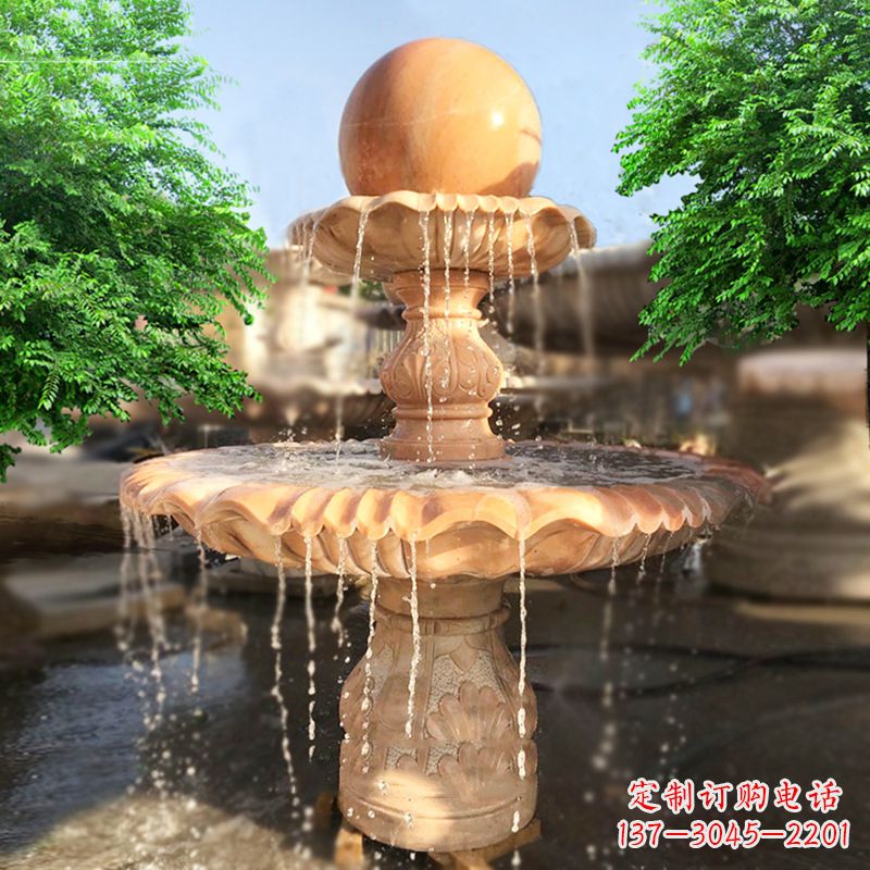 泰安风水球喷泉
