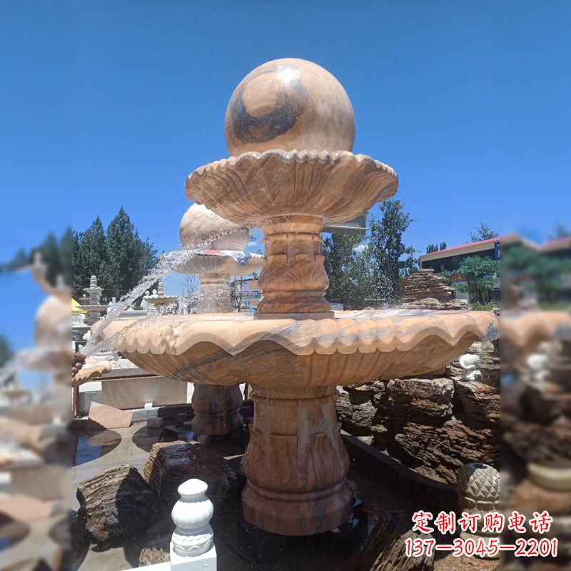 泰安风水球水景