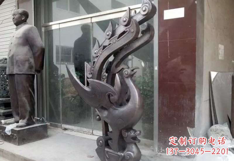 泰安凤凰貔貅铜雕