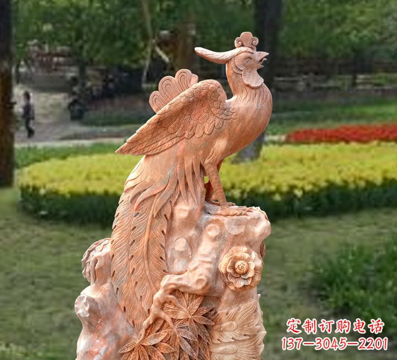 泰安凤凰神鸟公园景观雕塑雕塑摆件