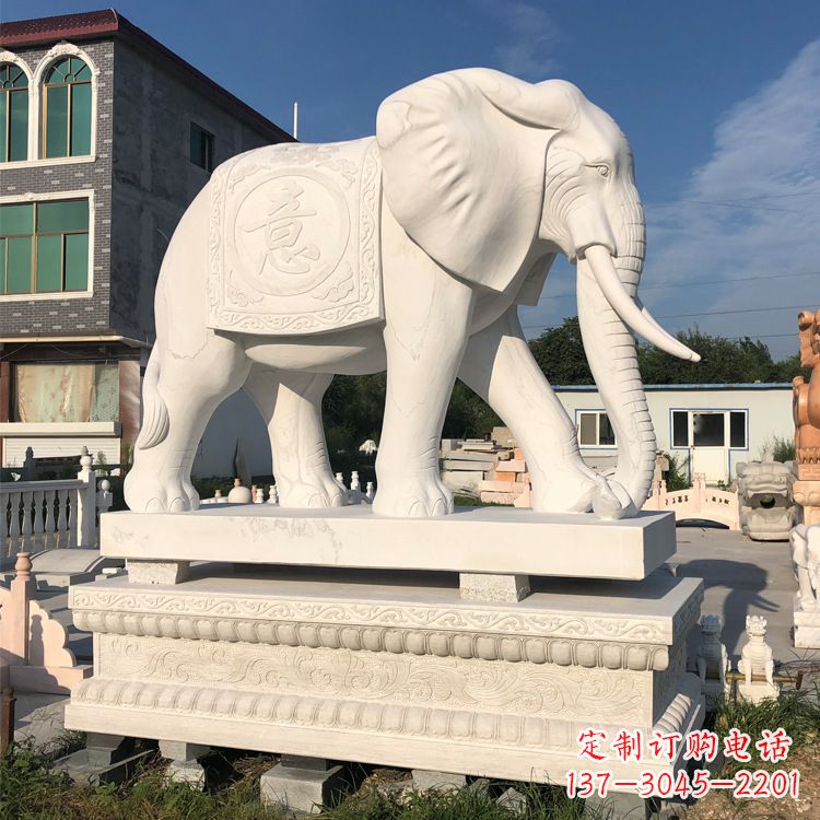 泰安佛教石雕大象