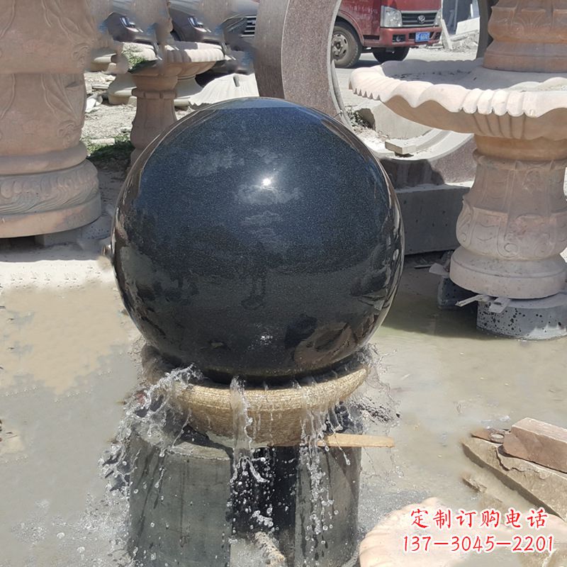 泰安福建风水石球雕塑