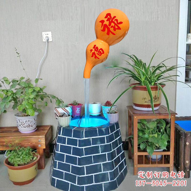 泰安福禄葫芦艺术陶瓷雕塑