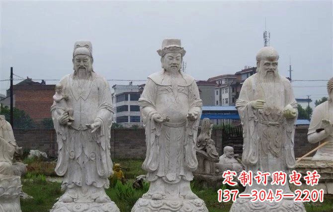 泰安福禄寿神像石雕