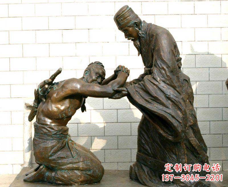 泰安中领雕塑——传承古代文化的名人铜雕