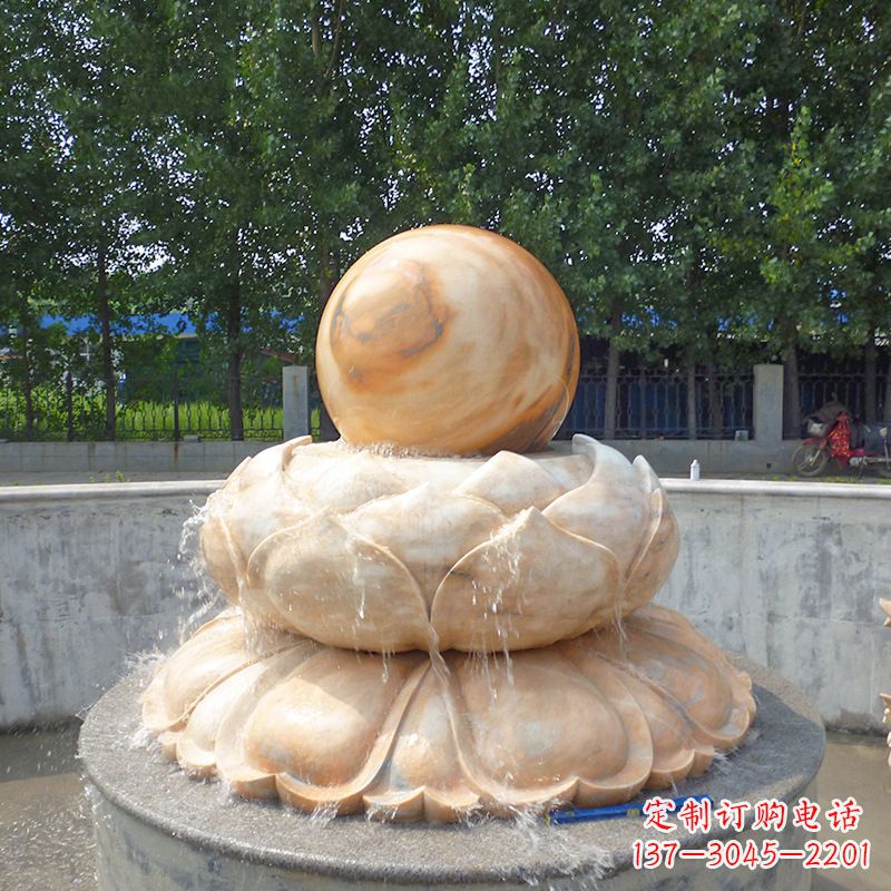 泰安高档石制风水球雕塑让您的空间充满风水之力