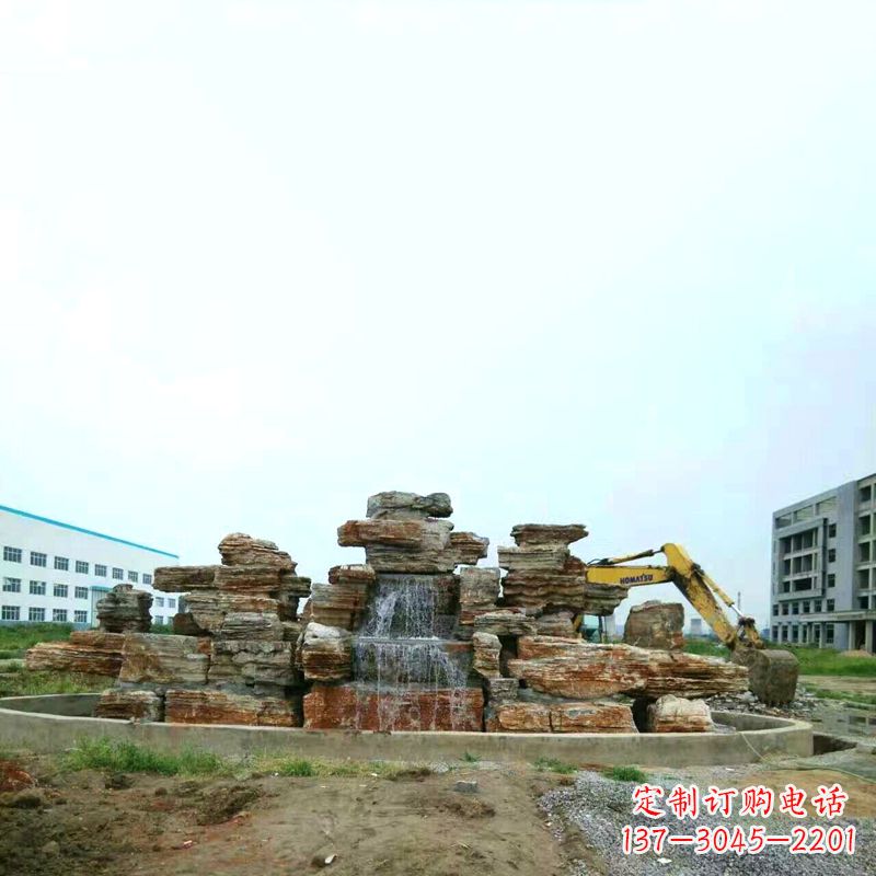 泰安高雅精致的千层石假山雕塑