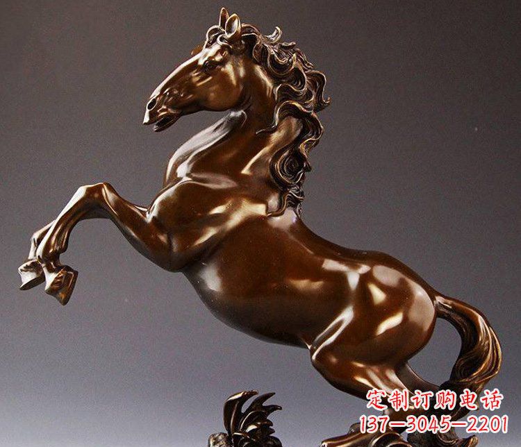 泰安青铜马头雕塑