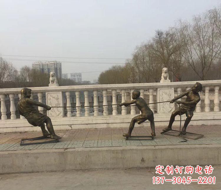 泰安中领雕塑 | 铜雕像,营造欢乐的童年回忆