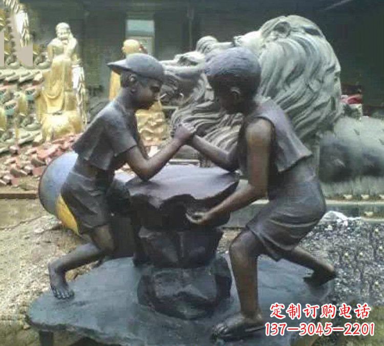 泰安非凡童趣,精致儿童铜雕