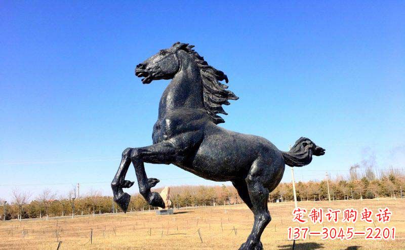泰安精美铜雕奔马动物雕塑