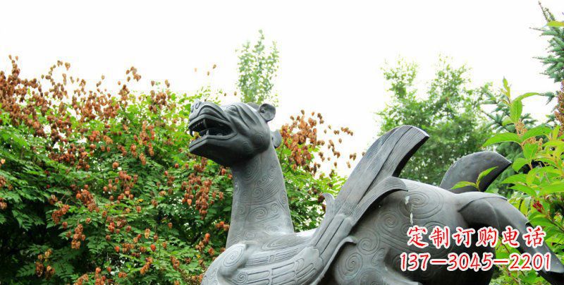 泰安狴犴景观铜雕塑 尊贵品质