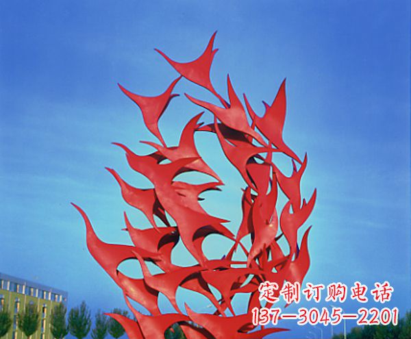 泰安立体不锈钢大雁雕塑