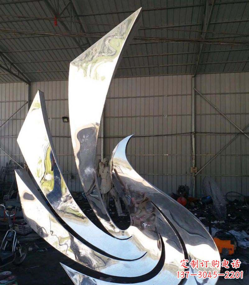 泰安精巧不锈钢和平鸽雕塑
