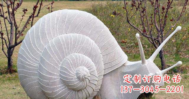 泰安抽象不锈钢蜗牛雕塑