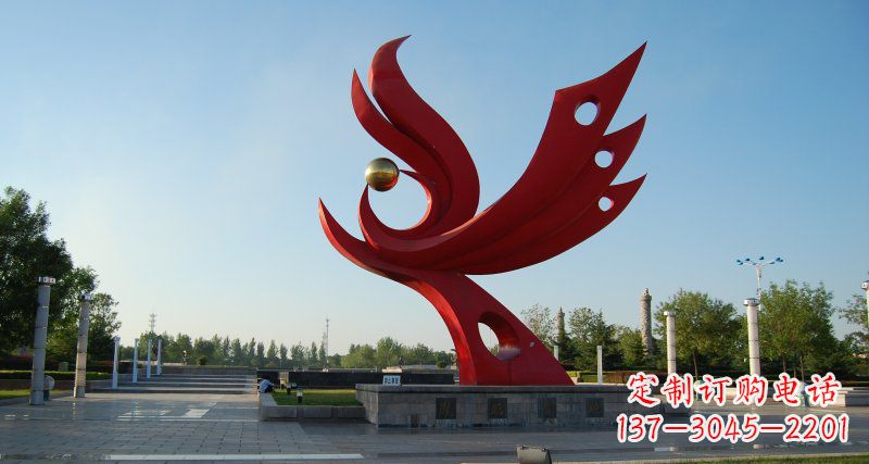 泰安凤凰雕塑——浓缩的美丽传统