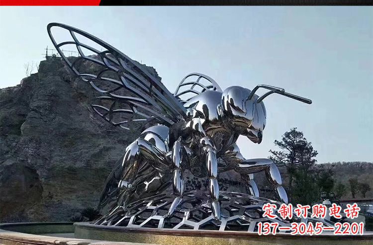 泰安优雅活泼的不锈钢大型蚂蚁雕塑