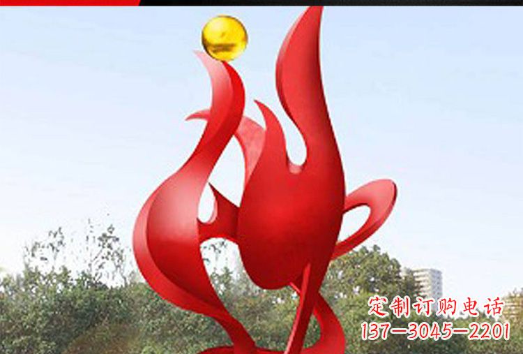 泰安现代工艺不锈钢凤凰雕塑