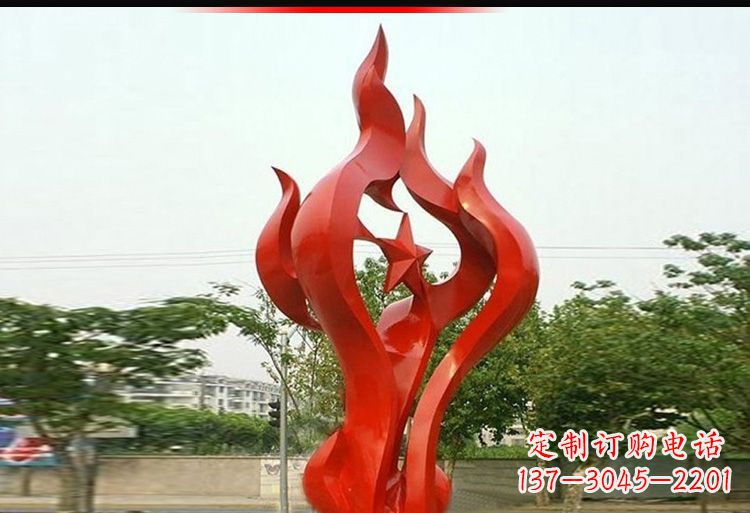泰安 不锈钢火炬雕塑-美轮美奂