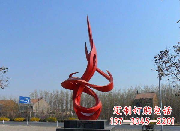 泰安不锈钢火苗经典建筑雕塑
