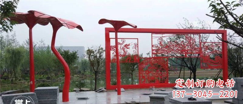 泰安不锈钢龙凤雕塑