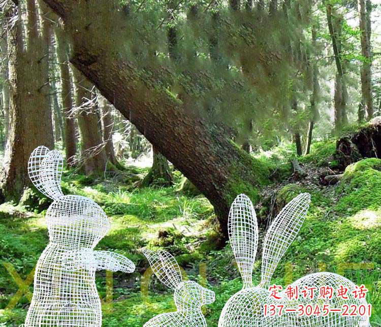 泰安精美兔子雕塑,点缀你的公园
