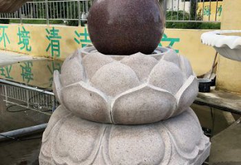 泰安金色彩绘风水球雕塑