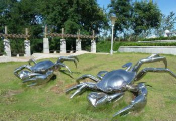 泰安产品名称精美铸造不锈钢螃蟹雕塑