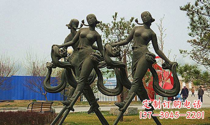 泰安中领雕塑精美女孩雕塑