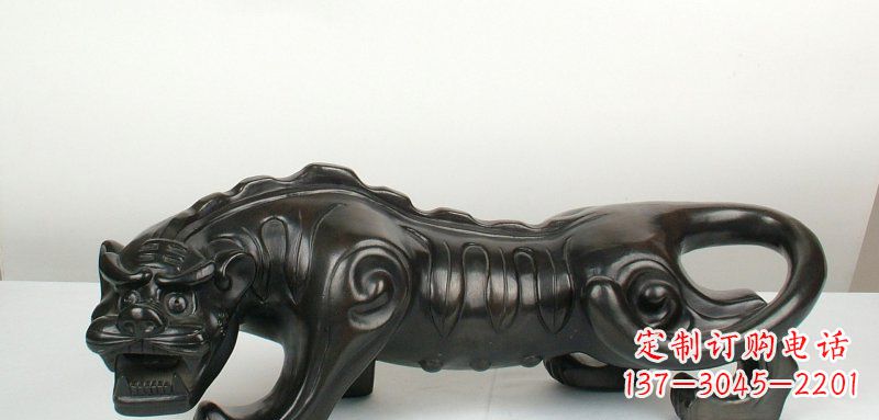 泰安象征精神力量的老虎雕塑