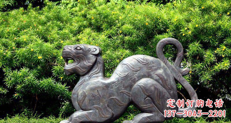 泰安华丽雕塑,大型老虎铜雕
