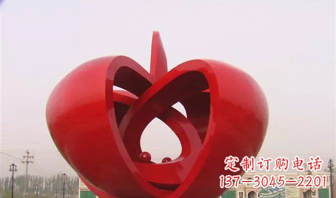 泰安果实不锈钢雕塑