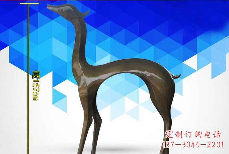泰安铜质雕刻小鹿雕