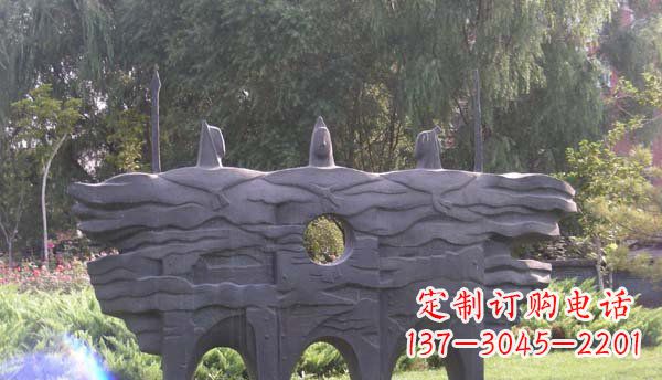 泰安精美绝伦的战士铜雕
