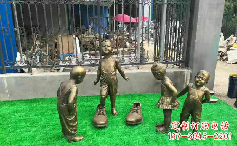 泰安儿童铜雕——让孩子们的笑容更持久