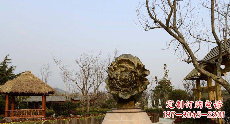 泰安公园大白菜景观铜雕