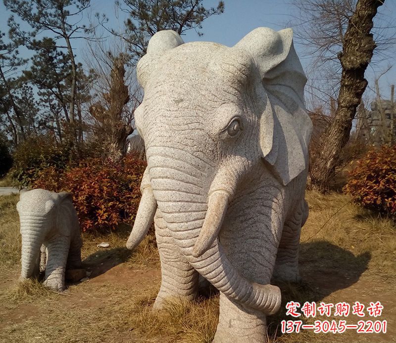 泰安精美大象雕塑