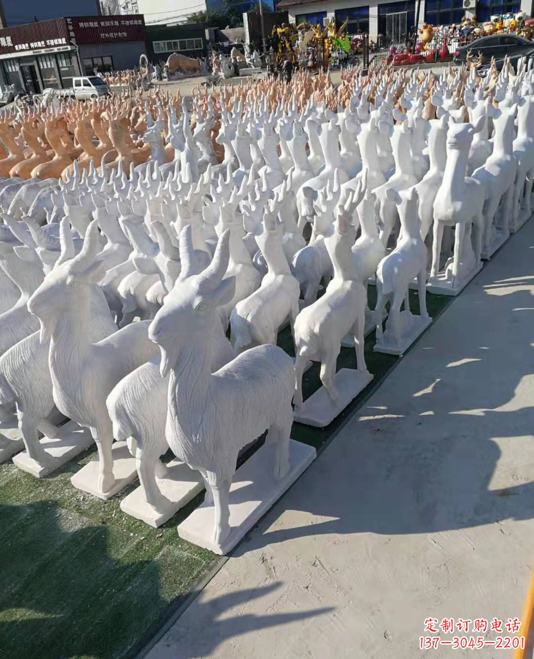 泰安大理石羊雕塑