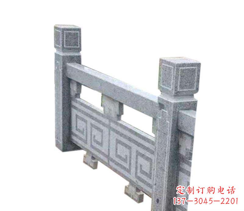 泰安精美大理石护城河栏板雕塑