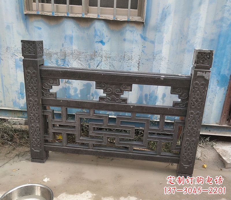 泰安集乐馆大理石栏板雕塑