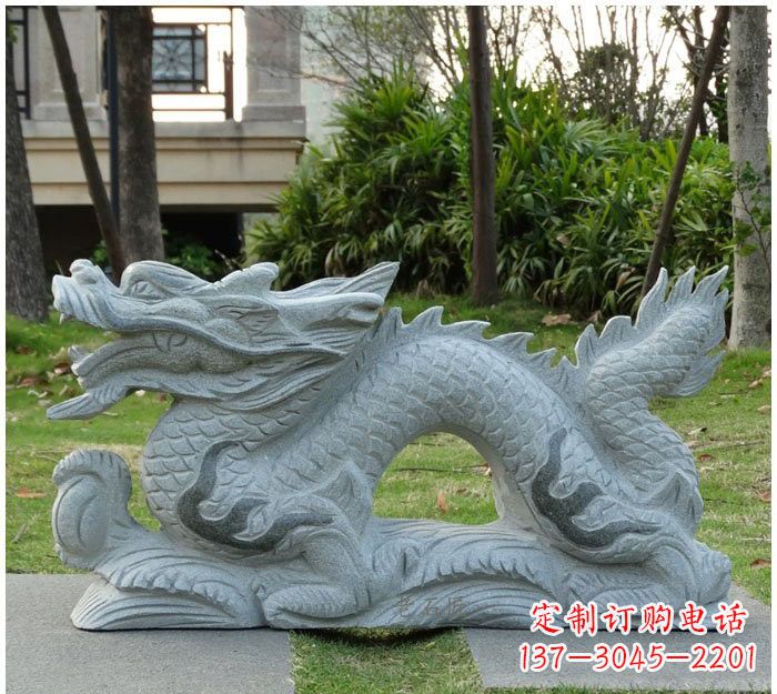 泰安精美雕刻的大理石龙雕塑