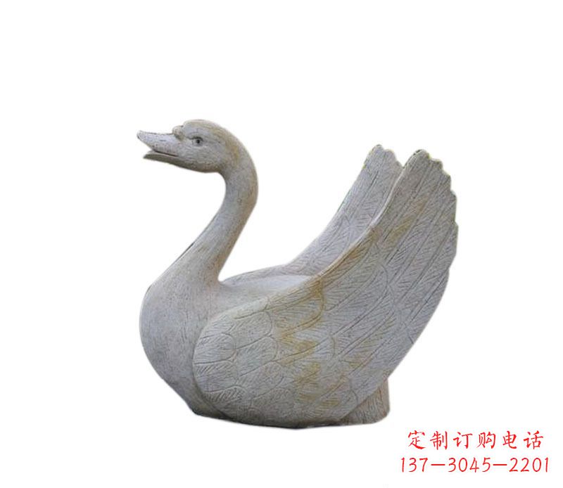 泰安中领雕塑 | 天鹅石雕景观喷泉