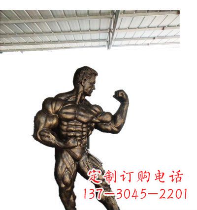 泰安优质铜制大力士雕塑
