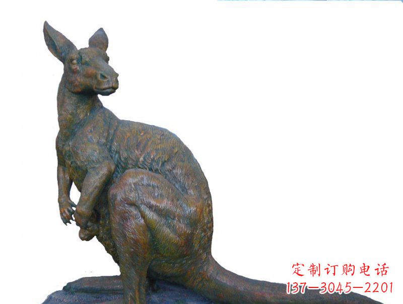 泰安精致工艺铜袋鼠雕塑